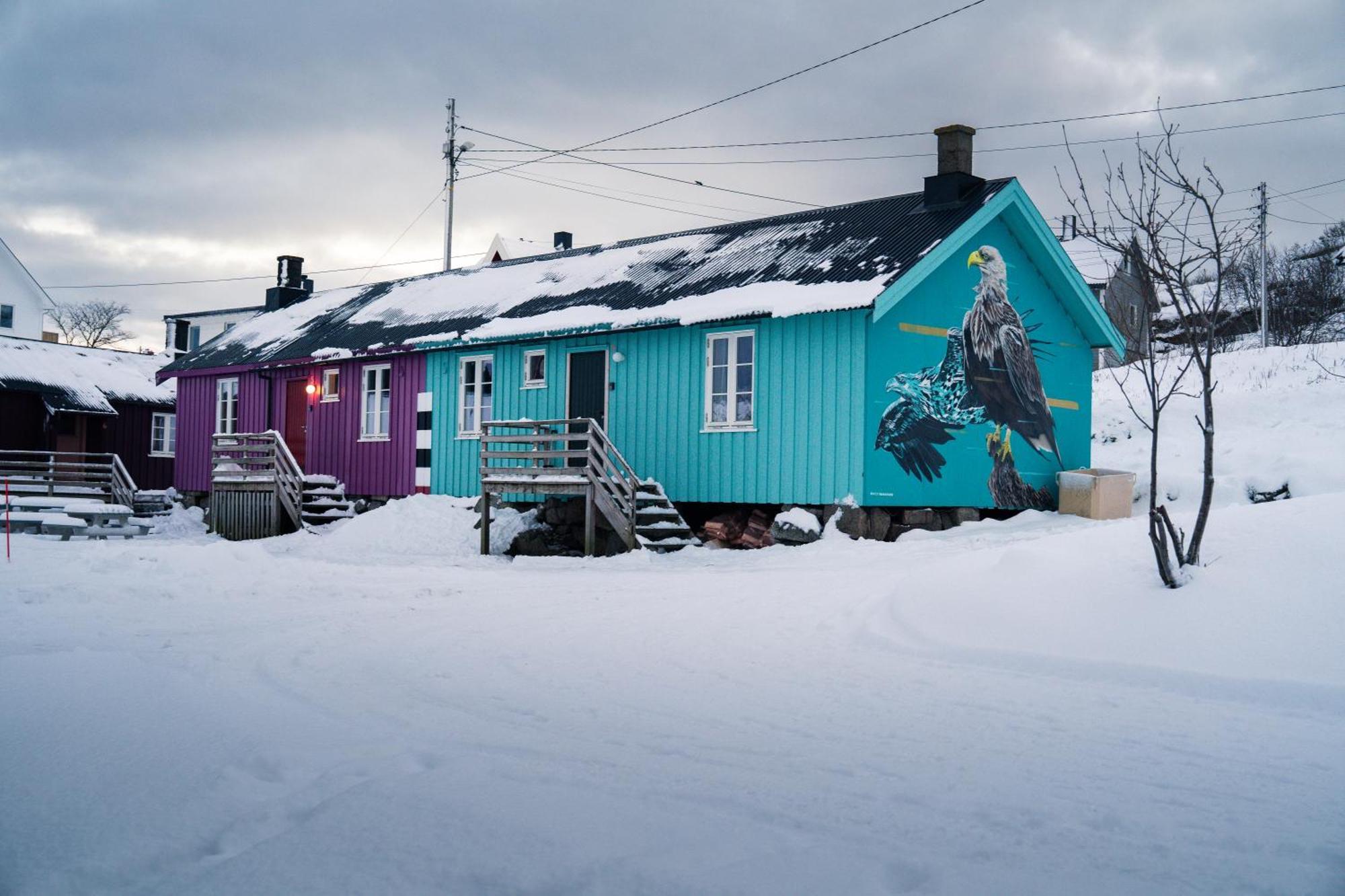 Kraemmervika Rorbuer - Rustic Cabins In Lofoten Болстад Екстериор снимка
